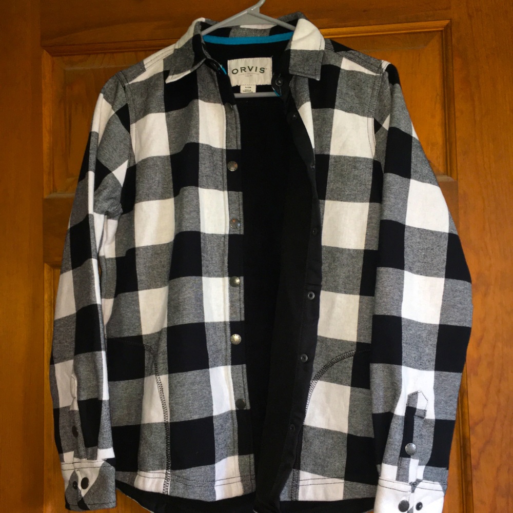 Orvis- Fleece lined flannel